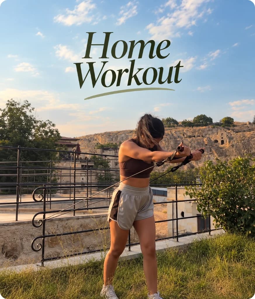 Vaishali coaching a strength training session